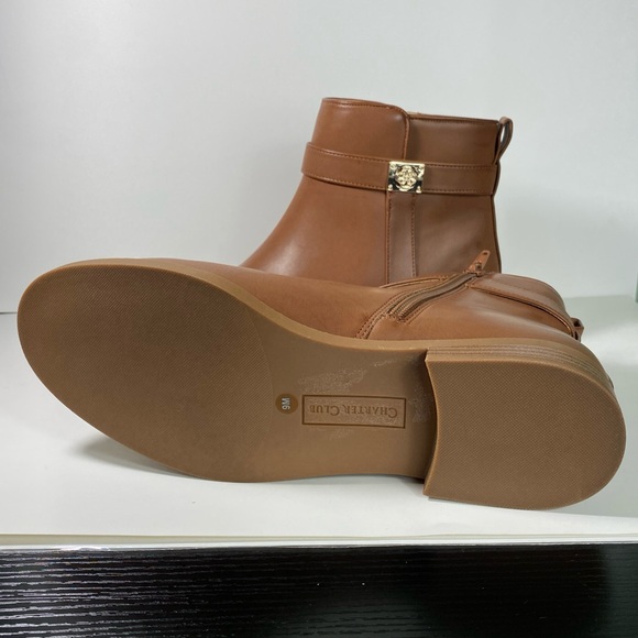 NWT Charter Club brown boots size 9 - Picture 12 of 13
